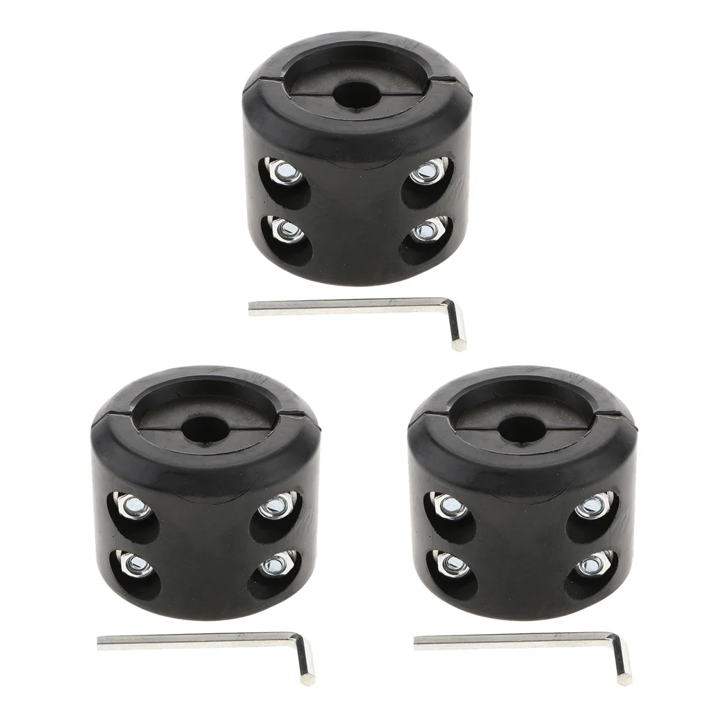 

3 pcs Wide: 2 5/8 inches Thick1 3/4 inches General Bike ATV UTV Winch Cable Hook Stopper Rubber Cushion Stopper Line Saver