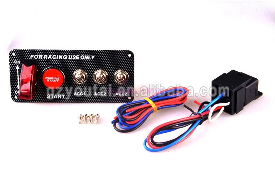 По DHL или Fedex 10 шт. Автомобильная кодификация светодиодный ная Кнопка Запуск