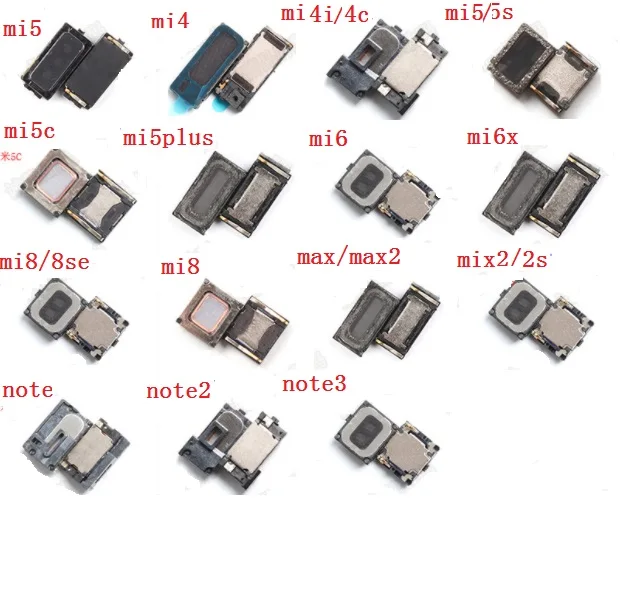 10 шт./лот протестированный Динамик для наушников звуковой приемник Xiaomi Mi 3 4 5C 5S 6
