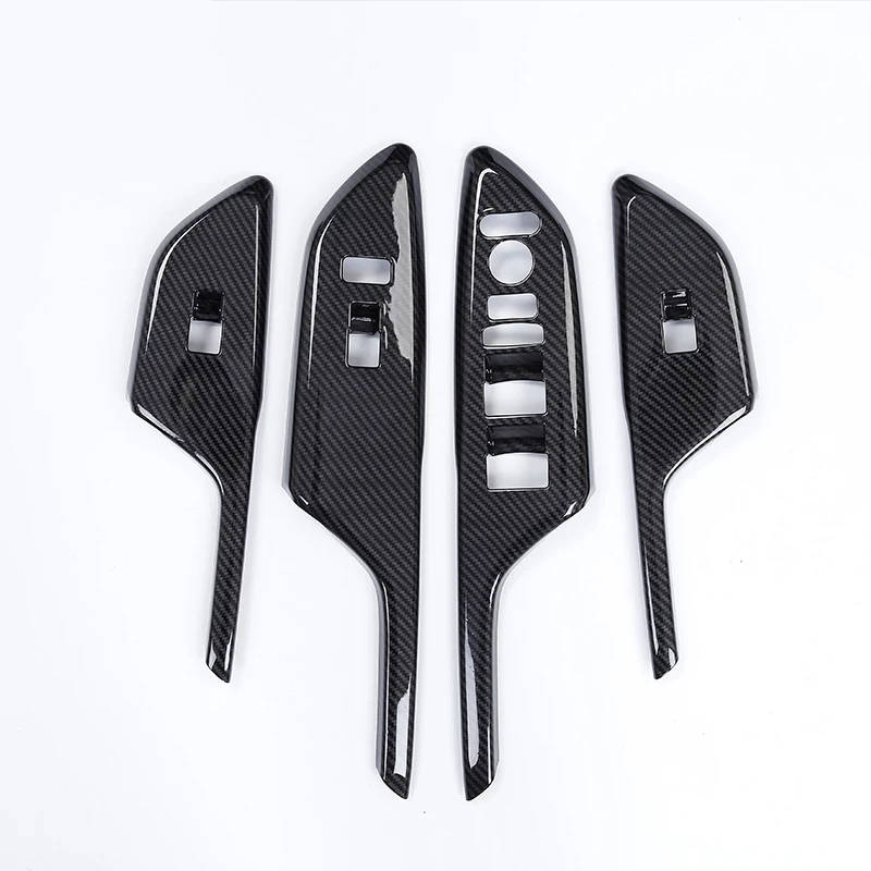 

Lsrtw2017 Car Window Lifter Switch Control Panel Chrome for Honda Civic 2016 2017 2018 2019 2020 2021 10th Door Armrest Cover