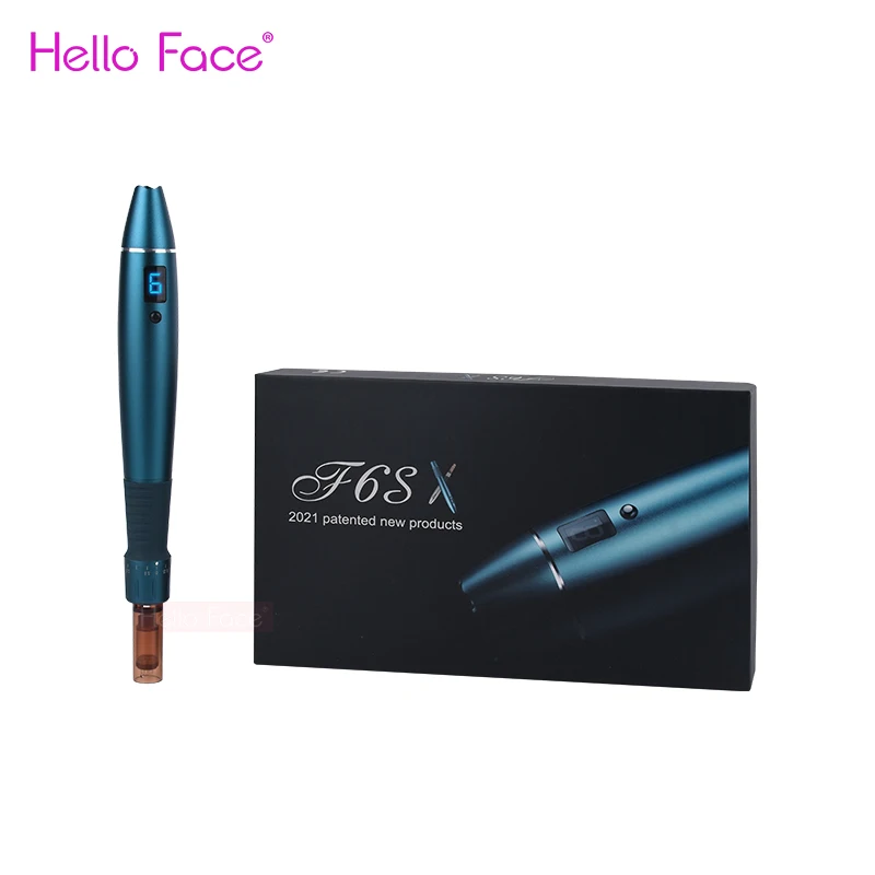 

Беспроводная профессиональная Автоматическая микроизолирующая ручка Derma pen F6S, система терапии микроизолирующими микроиглами MTS, косметиче...