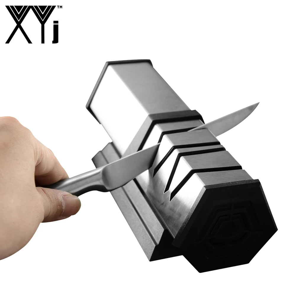 

XYj Electric Knife Sharpener Knife Shears and Scissors Sharpening Machine Stainless Steel Blades Sharpener Scissors Knife Tools