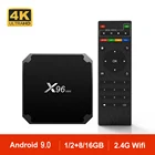 ТВ-приставка X96 Mini с Android 9,0, четырехъядерный процессор Amlogic S905W, 4K, HD, медиаплеер, Мини 2,4G, Wi-Fi, DDR3, ТВ-приставка PK HK1, 1 Гб, 2 Гб