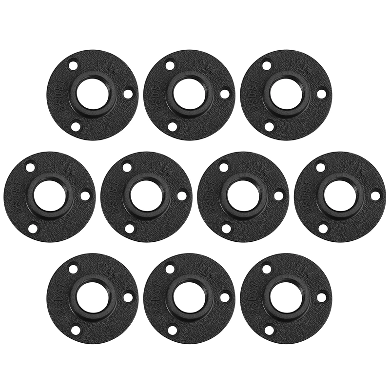 9 шт. черная Резьба Bsp фитинги для труб из алюминиевого сплава настенный напольный