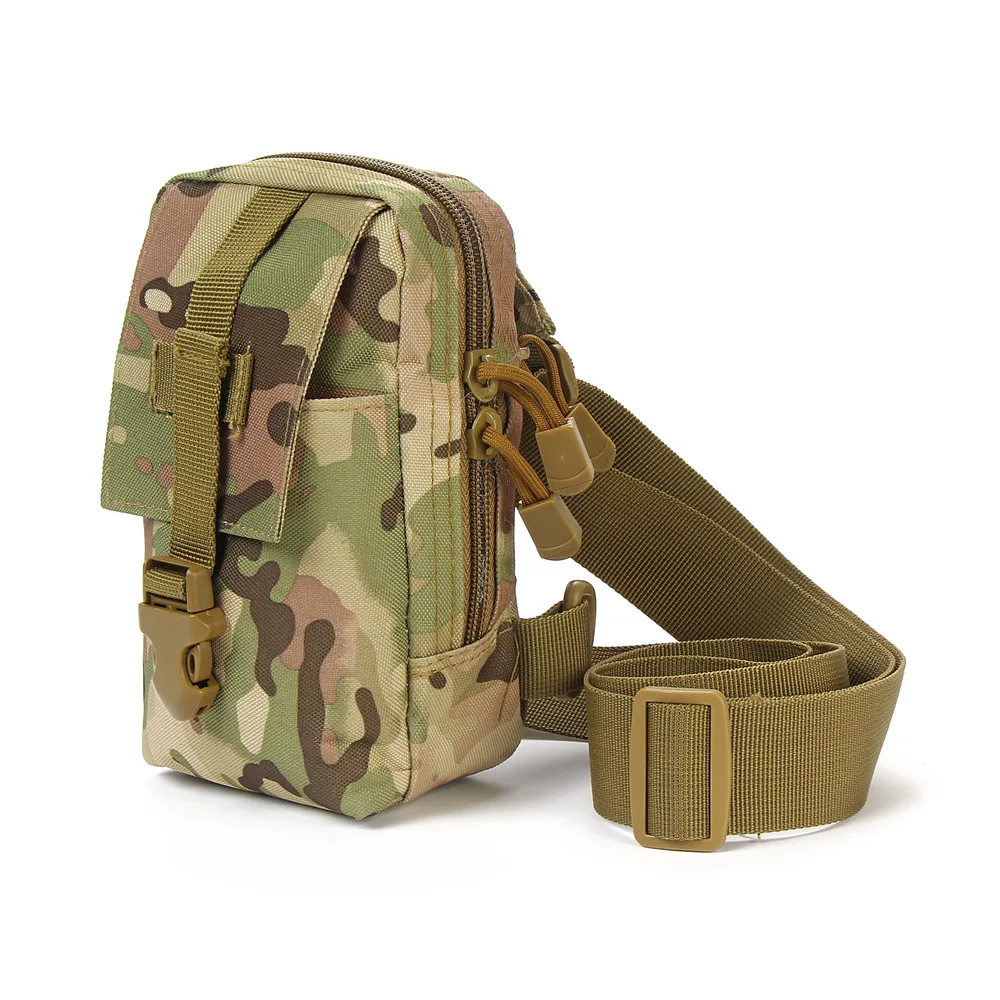 Outdoor Army Fan Small Chest Bag Camouflage Field Sports Shoulder Diagonal Tactical Messenger | Спорт и развлечения