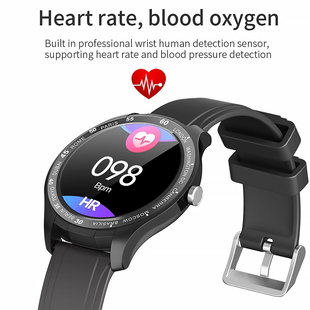 

T50 Smart Bracelet Full Circle Full Touch IPS Color Screen Dial Selection Multi-Sport Mode Supports APP Air Upgrade