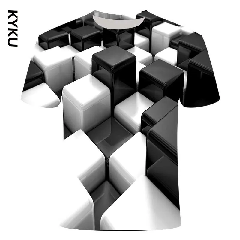 

Three-dimensional vortex Men Tshirt 3D Printed O-Neck Summer Tops Daily Casual Funny T shirt