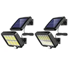 Уличный декоративный светильник для двора, крыльца, забора, подъездной дорожки, Светодиодный Уличный настенный светильник на солнечной батарее, водонепроницаемый светильник с пассивным ИК датчиком движения