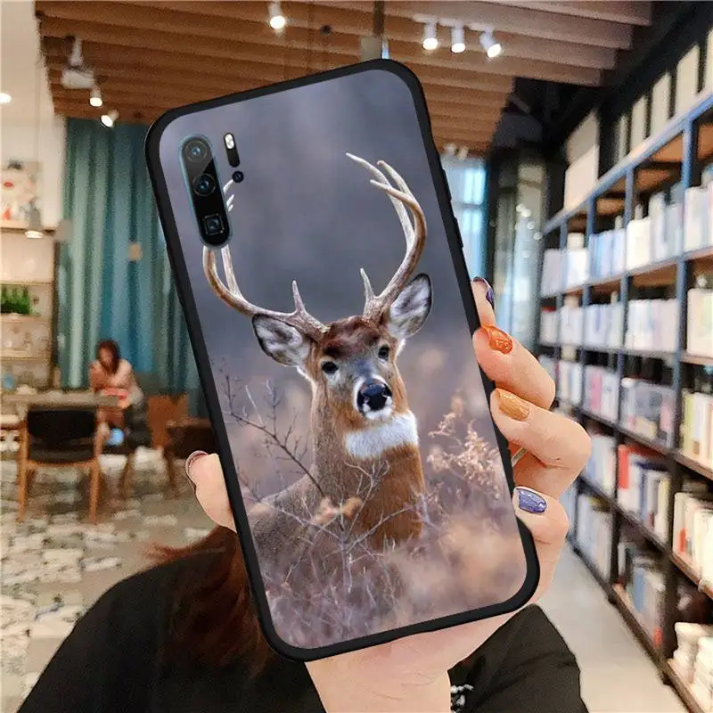

American deer Phone Case For Huawei honor Mate P 9 10 20 30 40 Pro 10i 7 8 a x Lite nova 5t Soft silicone funda