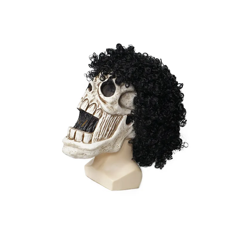 Маска Burukku One Piece Brook Masks Full Head Later аниме мультипликационный шлем Soul King Musician |