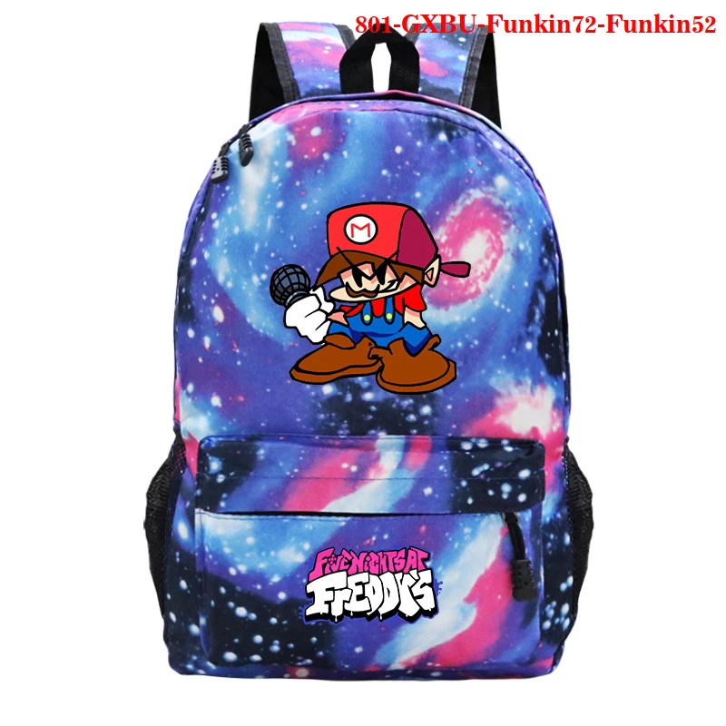 

Friday Night Funkin Backpack Student School Bags Boys Girls Cartoon Bookbag Teenager Fashion Game Knapsack Men Women Travel Bag