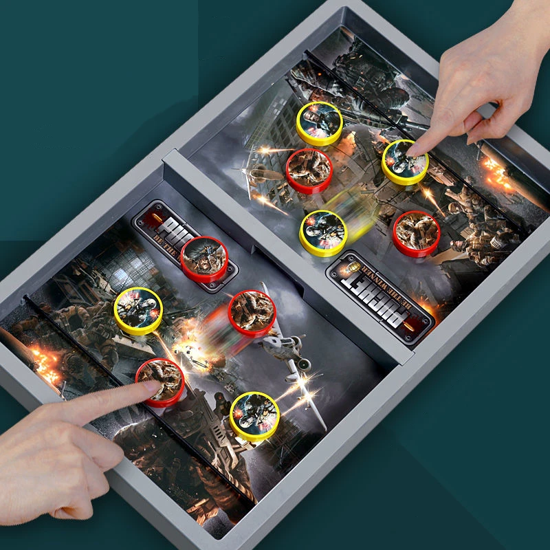 

Table Hockey Paced Sling Puck Board Games SlingPuck Party Game Toys for Adult Child Family Party Game Toys Fast Hockey