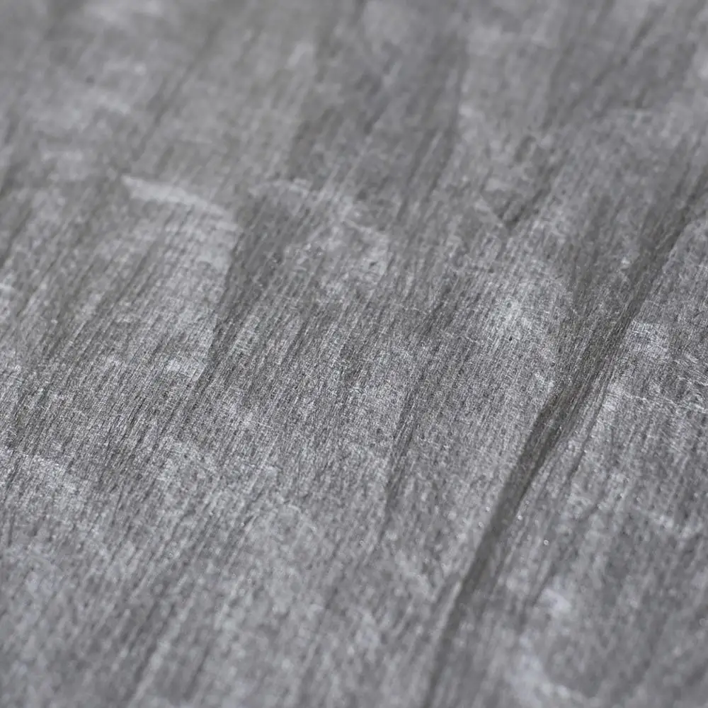 Устойчивая к разрыву Серебристая моющаяся бумажная ткань шириной 150 см