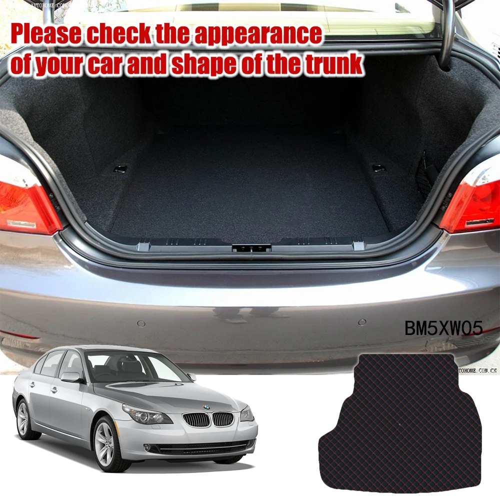 Кожаный коврик для багажника автомобиля BMW 5 серии 2003-2010 подкладка версии 5srieis
