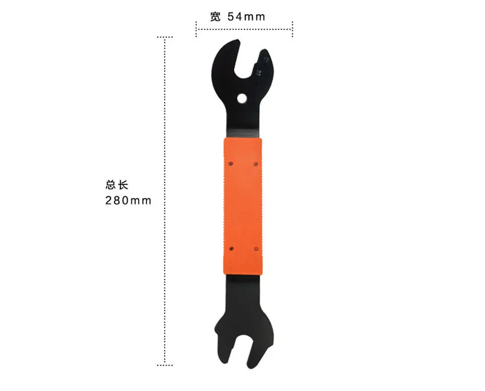 Инструмент для ремонта велосипеда Педальный ключ двухсторонний гаечный
