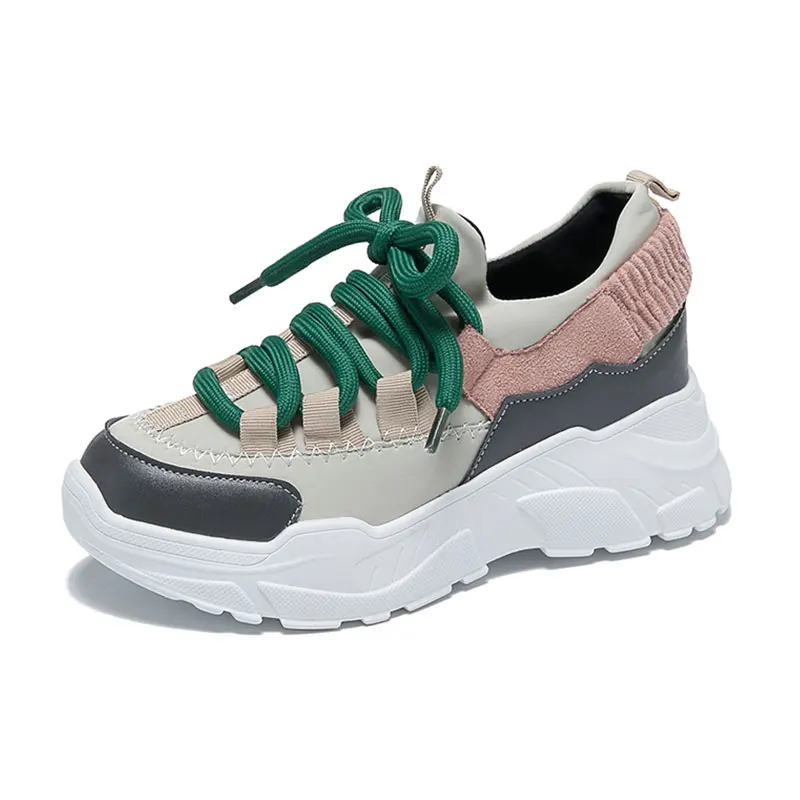 2019 весенне осенняя женская повседневная обувь удобная на платформе женские