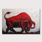 Настенная картина Mintura для гостиной, картины маслом на холсте, ручная роспись скота в разных формах, домашний декор, настенное искусство без рамки