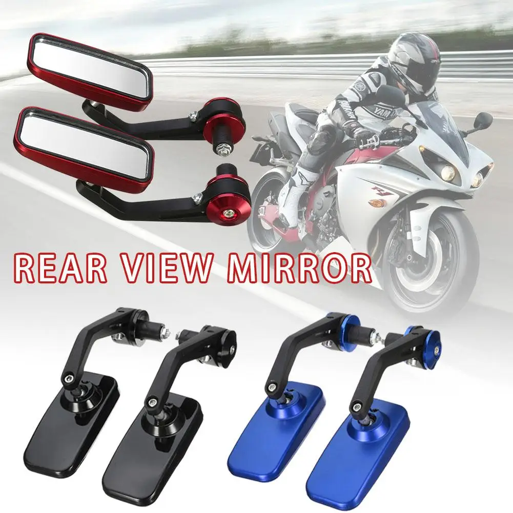 

1 Pair 7/8" 22mm Universal Motorcycle Aluminum Rear View Handle Bar End Side Rearview Mirrors 3 Colors Motorcycle Accessories