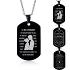 Vnox персонализировать любовь информация ожерелья для мужчин и женщин Черная Нержавеющая Сталь собака бирка кулон пользовательские подарки для его и ее