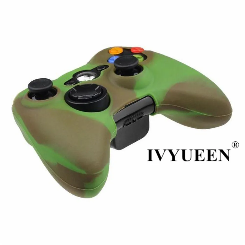 IVYUEEN 20 цветов мягкий силиконовый защитный чехол для microsoft Xbox 360 проводной/беспроводной контроллер аналоговые палочки крышки