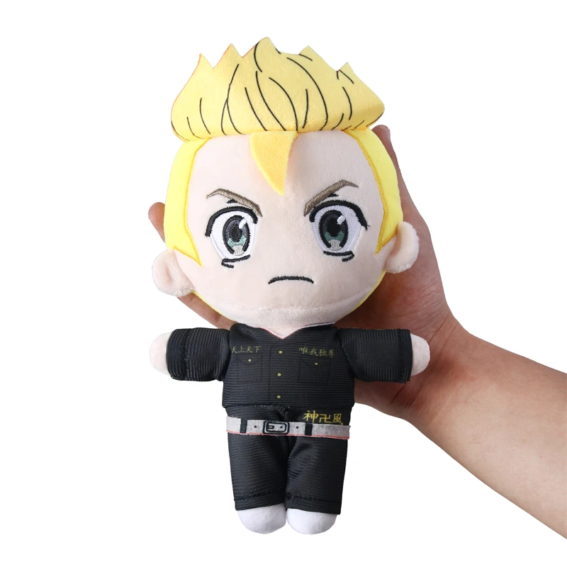 Tokyo Revengers Plush Toys Doll Cute Manjiro Sano Ken Ryuguji Hanagaki Takemichi Stuffed Toy Nice Gifts Size 20cm