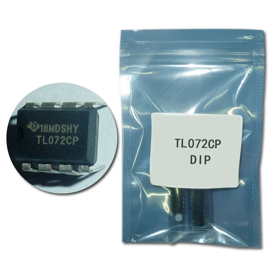 10 шт. TL072CN DIP-8 TL072C TL072CP Операционные усилители-Op Amps Dual TL072 DIP8 новый оригинальный Diy