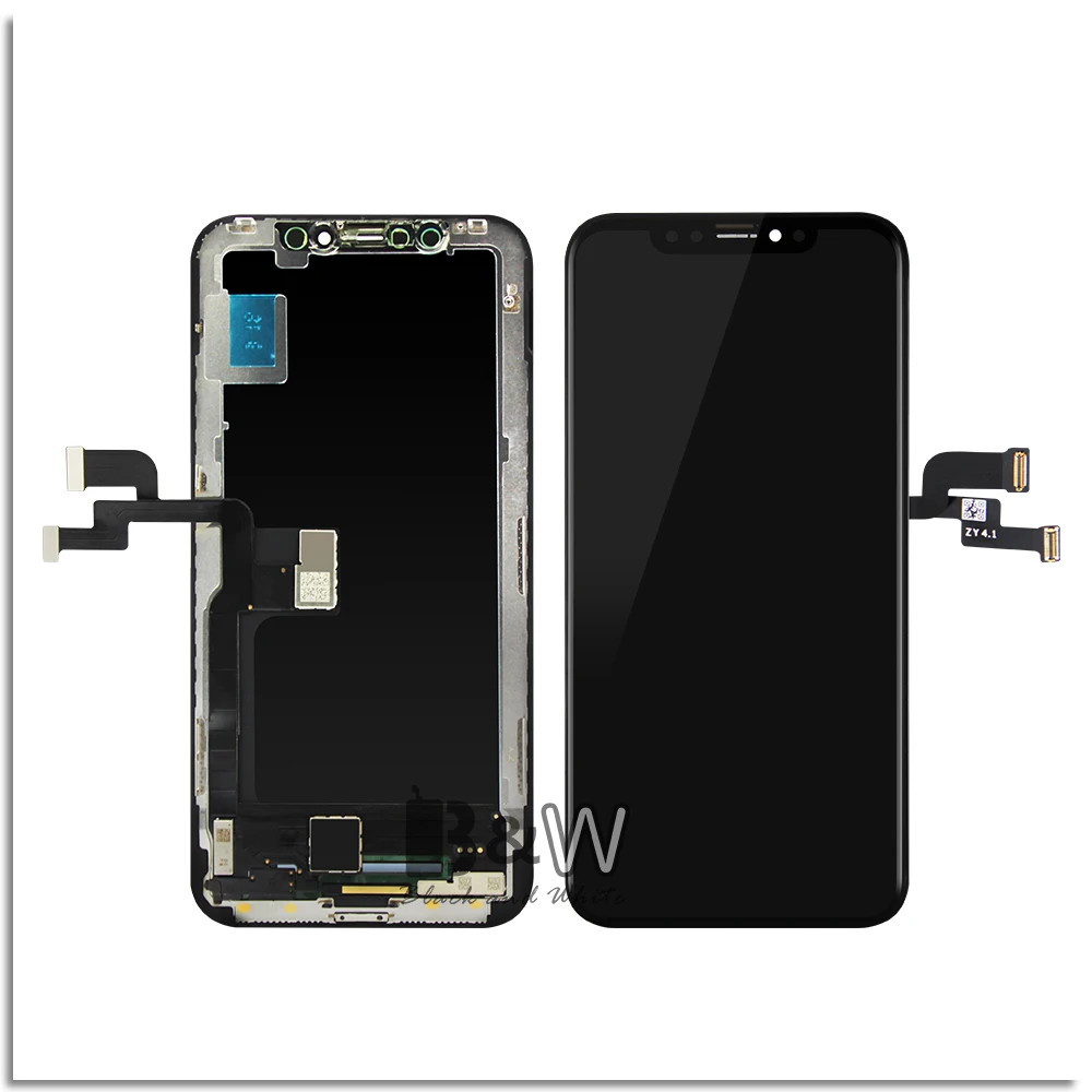 Высококачественный Дисплей для iPhone X OLED сенсорный экран дигитайзер Pantalla для iPhone X OLED/TFT сборка черная Замена