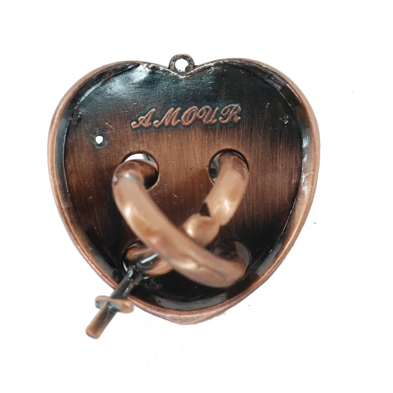 Игрушка для игры в мозги IQ Test Lock Teaser мозга из сплава металлические пазлы детей и