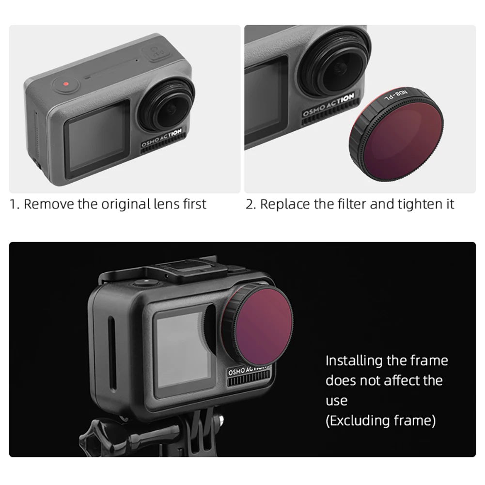 

For DJI osmo pocket filter ND CPL filters kit osmo pocket accessories polar ND4 8 16 32 UV osmo pocket filters