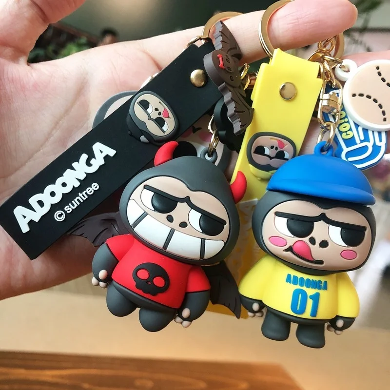 

Creative Cartoon Orangutan Keychain Trend Bag Pendant Car Key Chain Small Gift Wholesale