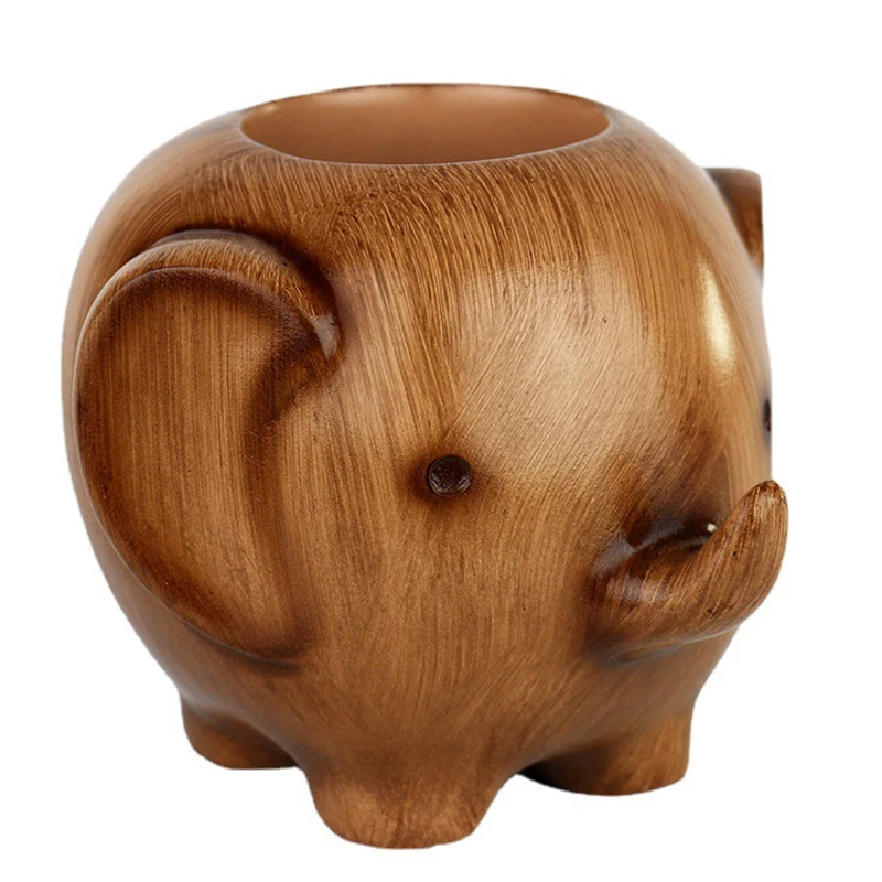 Карандаш в виде слона с резьбой из смолы модный креативный держатель для