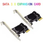 Новейший контроллер платы расширения SATA 3 PCIE SATA3 PCIE  PCI-E двойная SATA картарасширениемножитель PCI Express SATA порт Marvell
