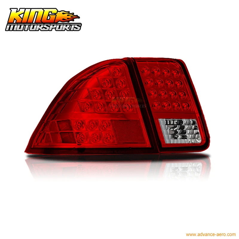 Подходит 01 02 03 04 05 Honda Civic 4Dr Седан светодиодные стоп задние фонари лампы Chrome