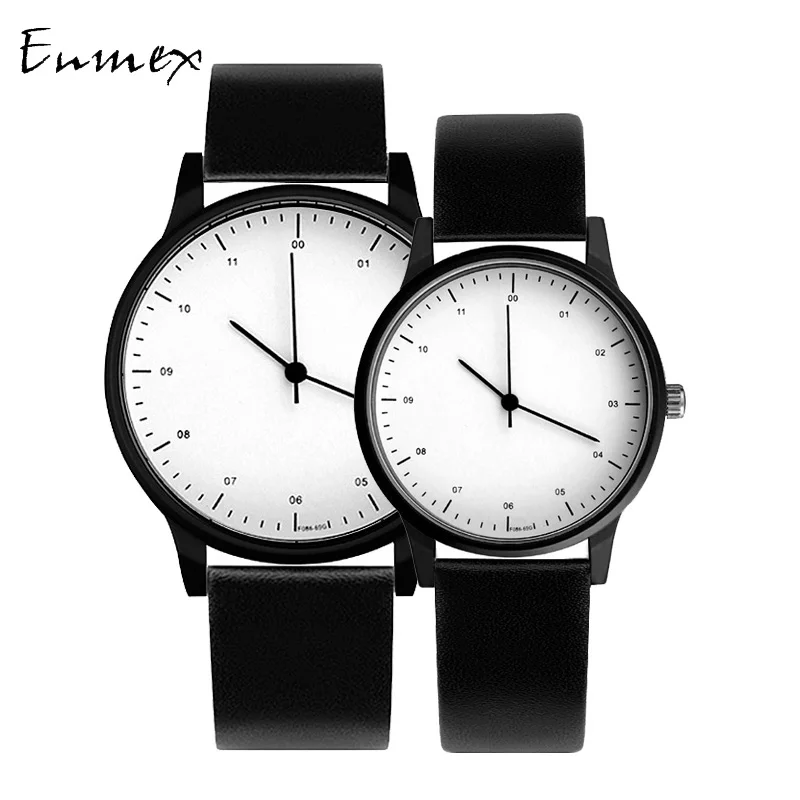 

2020gift Enmex cool women wristwatch Brief vogue simple face stylish stainless steel band lady casual quartz fashion watch
