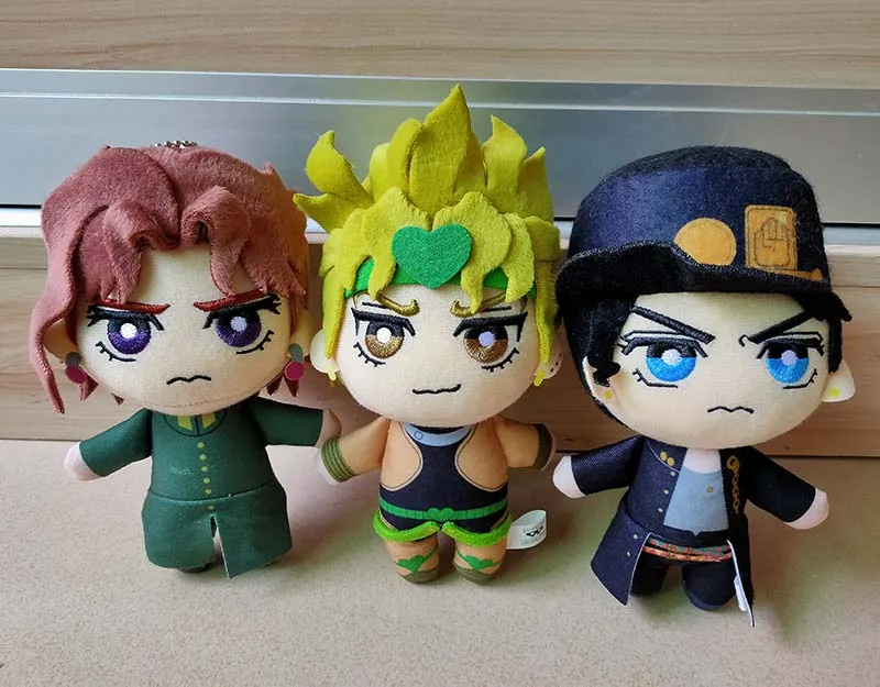 Японская плюшевая кукла Tomoni Jotaro Kujo Noriaki Kakyoin Dio Brando набор из 3 шт.|Персонажи