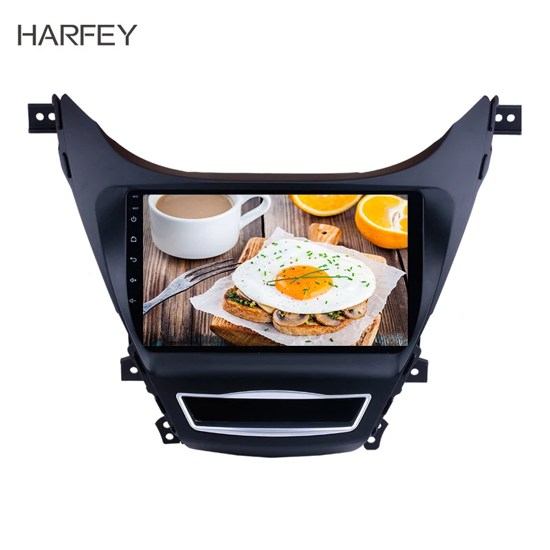Harfey мультимедийный плеер для 2012 2013 2014 hyundai Elantra 9 &quotРадио Bluetooth навигация Android 8 1 wifi