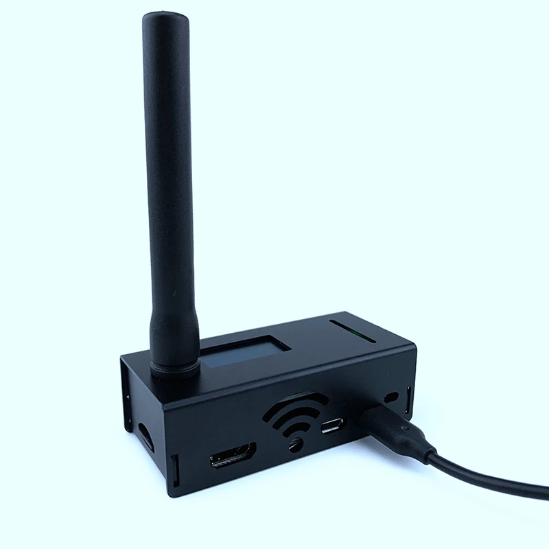 Jumbospot MMDVM Hotspot поддержка P25 DMR YSF + для Raspberry Pi OLED антенна черный чехол 16G TF карта