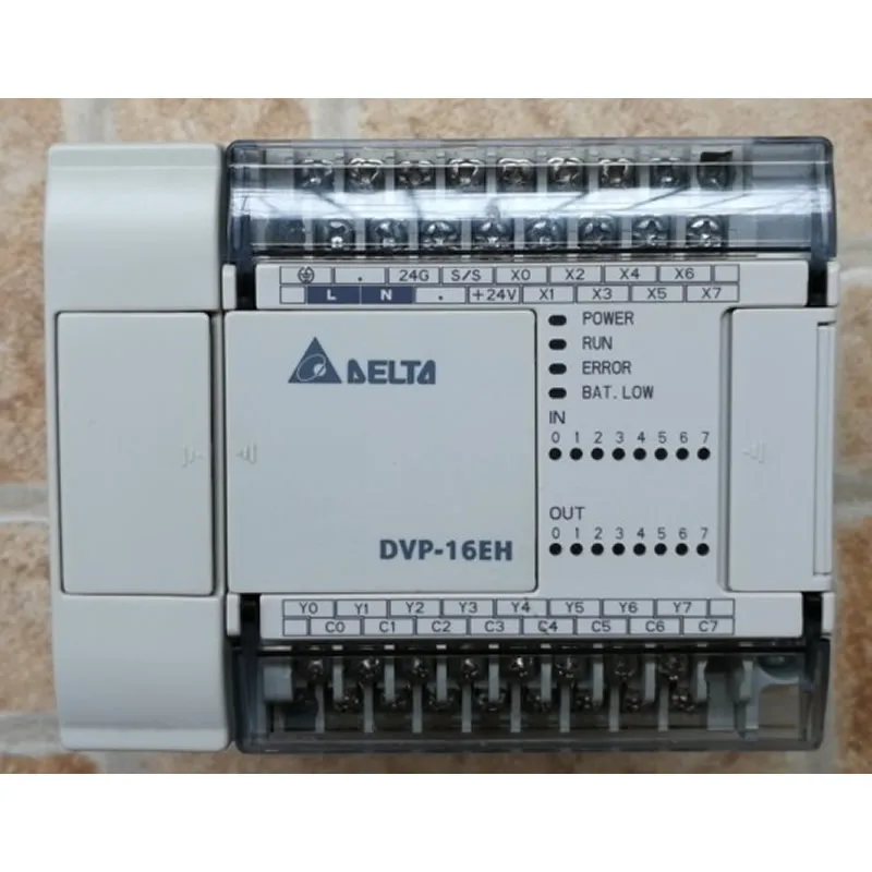 Новый оригинальный релейный выход DVP16EH00R3 DVP16EH00T3 PLC EH3 серии 100-240VAC 8DI 8DO |
