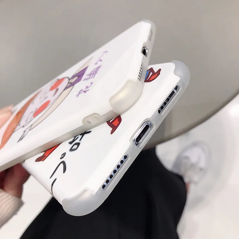 DECOCASE Мультфильм защитный Япония Телефон чехол для iPhone 6 6s 7 8 Plus X XR XS Max Чехлы Apple
