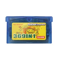 

32 Bit 369 in 1 Compilation Video Game Cartridge Console Card English Language For Nintendo GBA