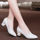 Cresfimixженские модные белые туфли из искусственной кожи без застежки на высоком каблуке для офиса; Классические черные весенние туфли-лодочки; zapato tacon alto; a5991