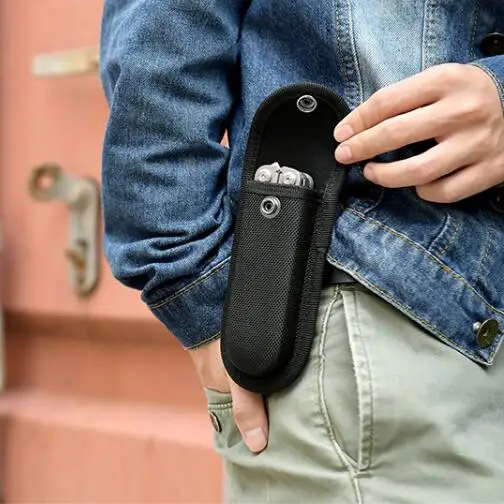 Складной чехол для ножа футляр фонарика нейлоновый ремешок петля переноски