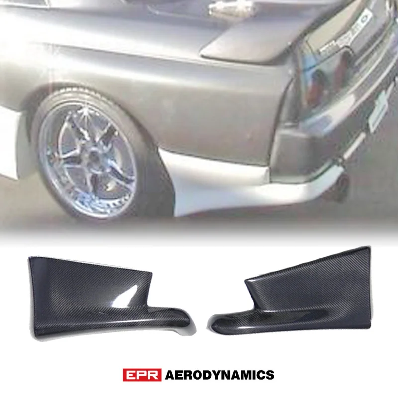 Углеродное волокно глянцевая отделка для Nissan Skyline R32 GTR TS стиль задний Спот Aprron
