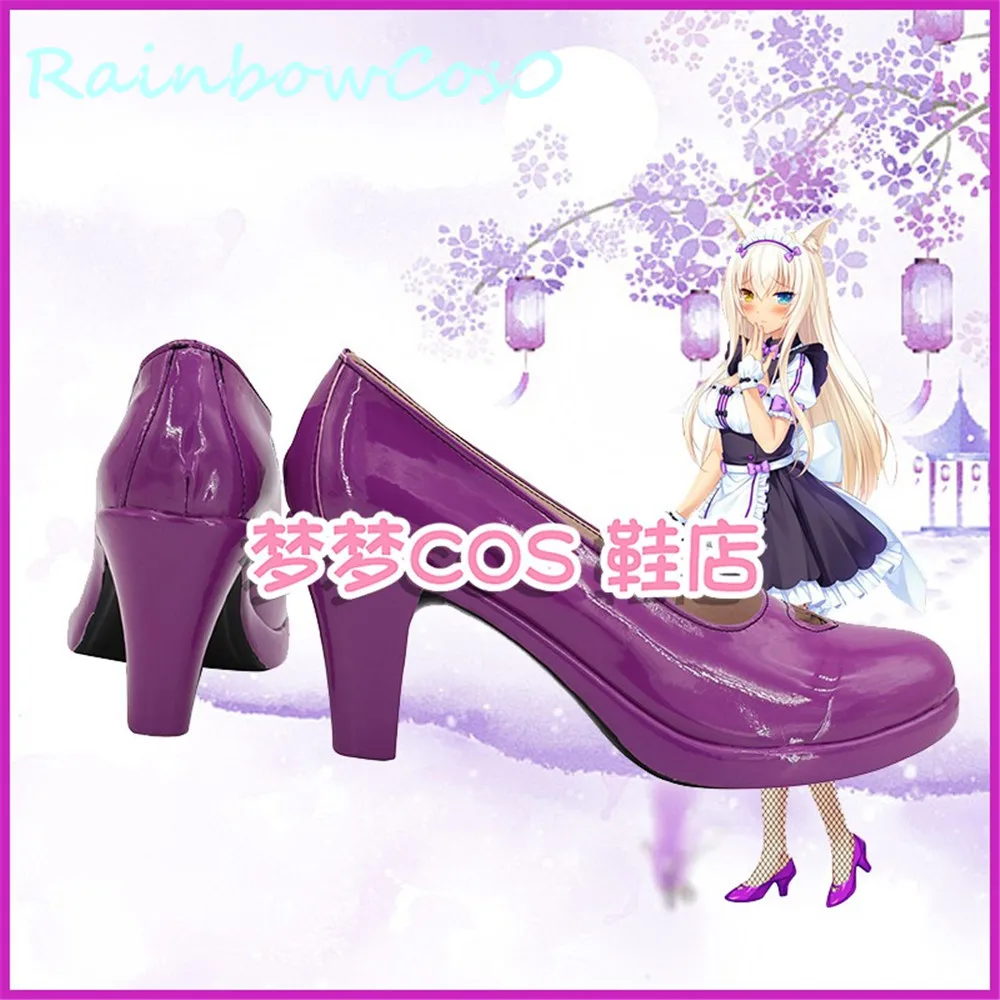Обувь для косплея NEKOPARA из кокоса сапоги Rainbowcos0 Рождественская аниме Хэллоуин W1097 |