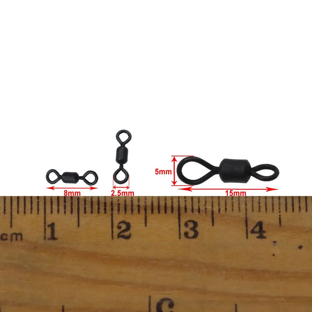 30 шт. рыболовные Вертлюги для ловли карпа|Коробки рыболовной снасти| |
