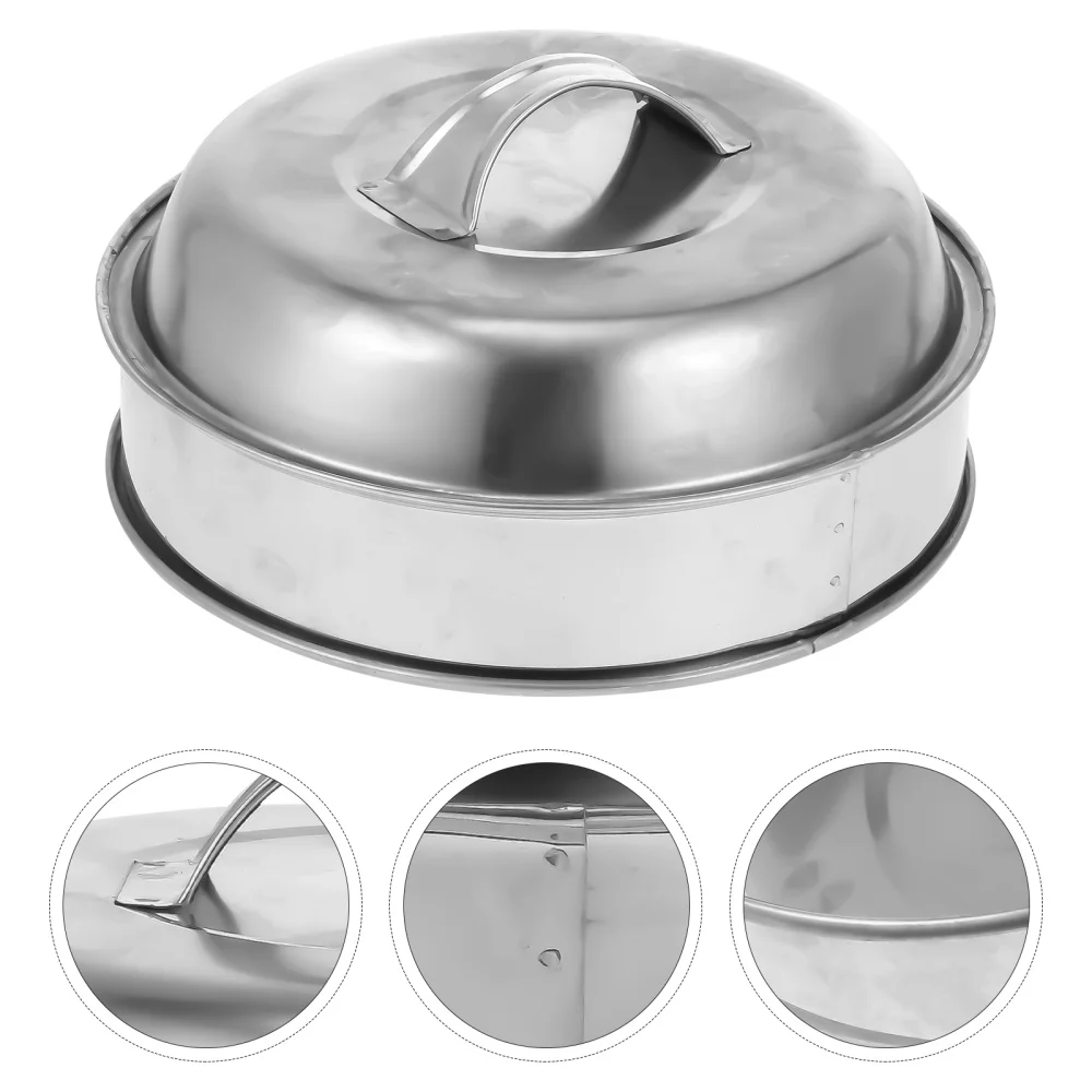

Stainless Steel Cooking Dome Lid Universal Pot Cover Kitchen Thickened Pot Cover