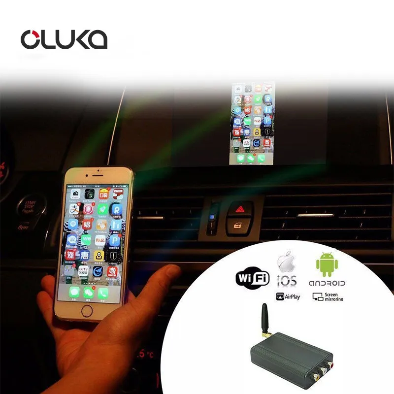 Автомобильный зеркальный ящик Mira HDMI USB Miracast Airplay CVBS A/V выход аудио AUX