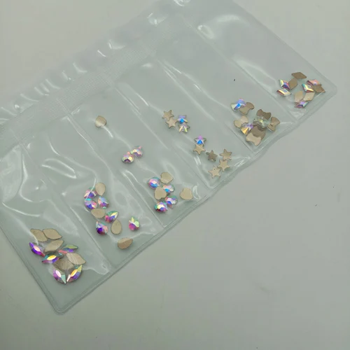 120 pcs Style 1 1 упаковка микс Стиль драгоценные камни 3d-украшения для ногтей Хрустальные Стразы AB капли воды алмазные подвески камни ногти аксессуары набор - Цвет: 120 pcs Style 1