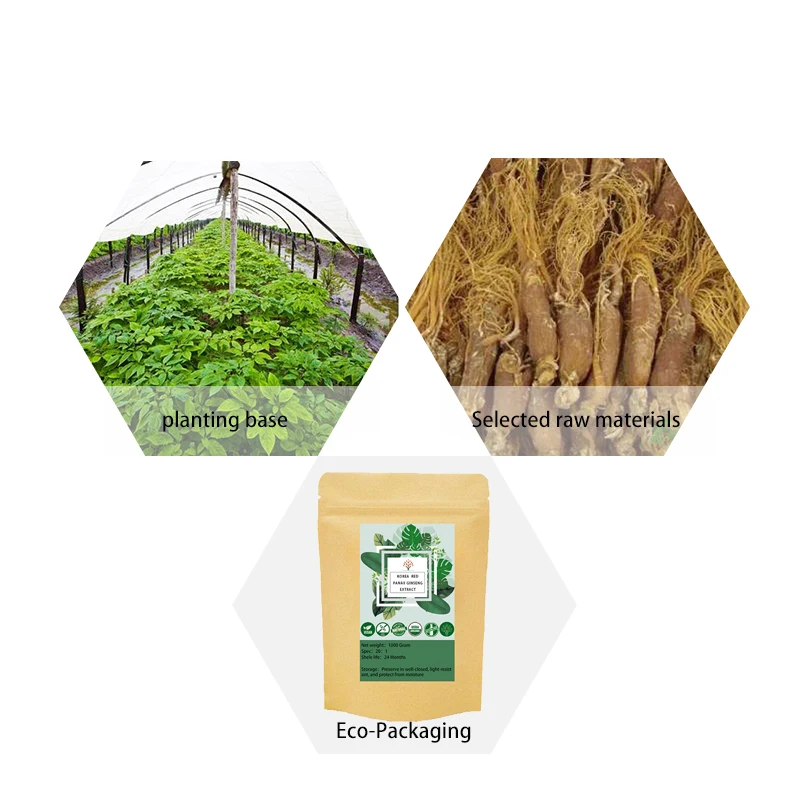 Корейский порошок с экстрактом корня красного женьшеня сыворотка для трав