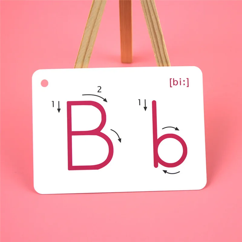 26 букв английская флеш-карта ручная Монтессори развивающая игрушка для детей